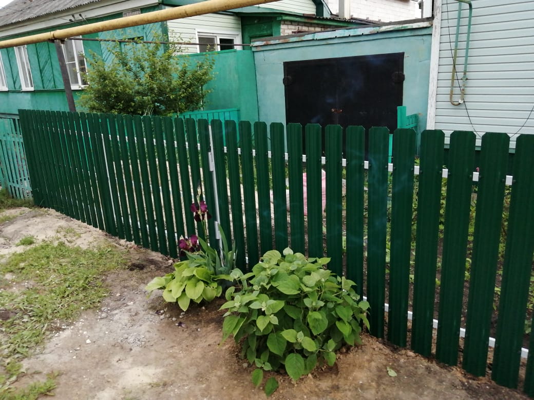 Комбинированный забор 25м штакетник и профлист, ворота, калитка фото8 в Горно-Алтайске