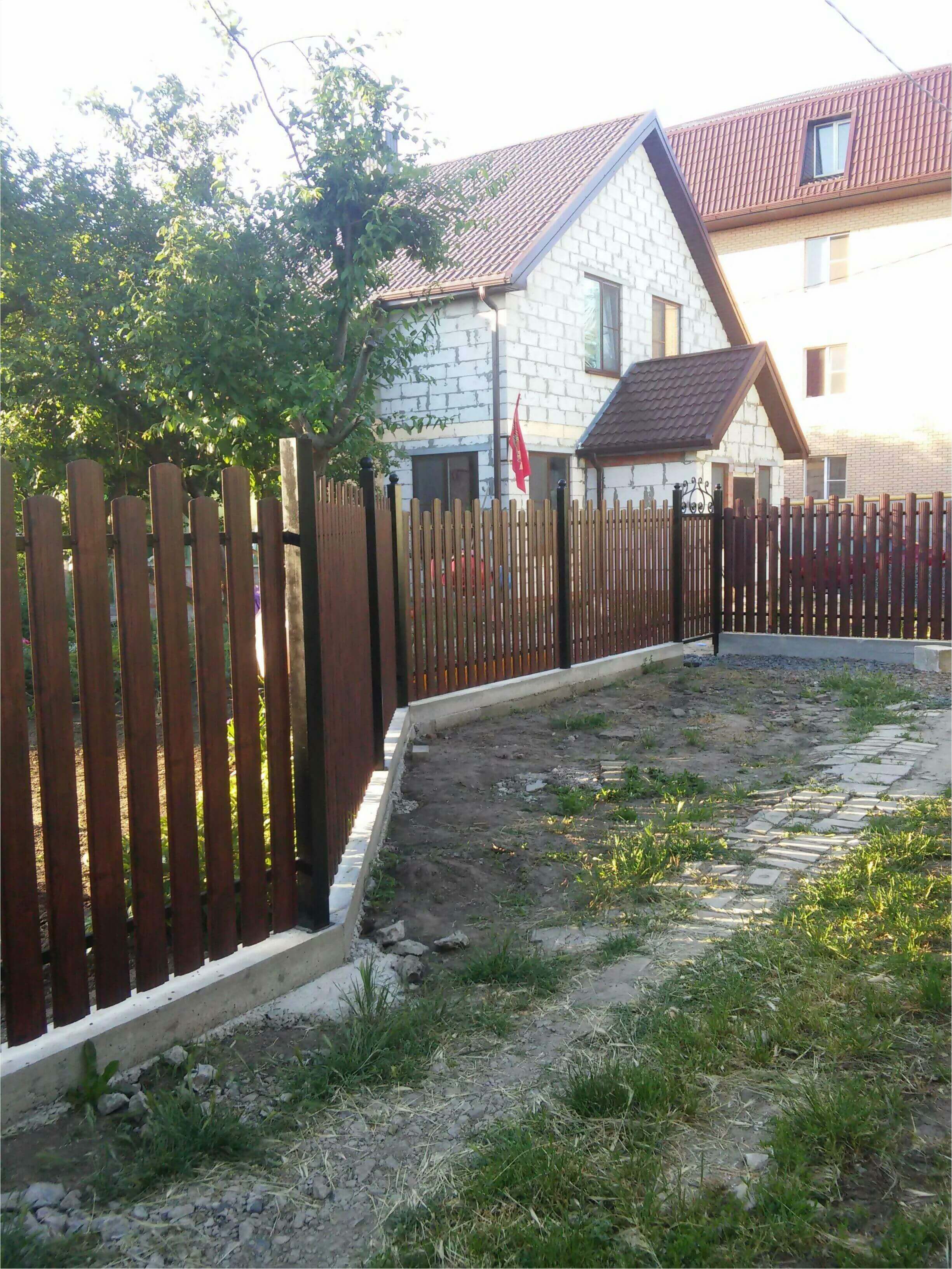 Забор из штакетника 90м фото4 в Горно-Алтайске
