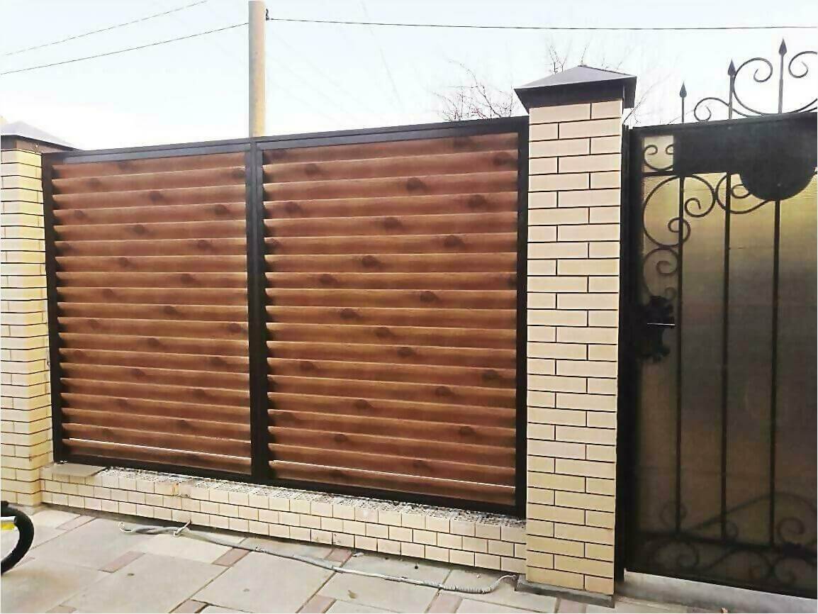 Забор жалюзи 50м светлое дерево фото8 в Горно-Алтайске