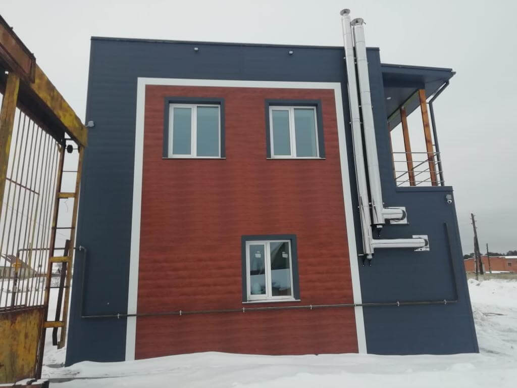 потолочно-стеновые панелеи RAL7024 серый Графит + Printech Темное дерево фото8 в Горно-Алтайске