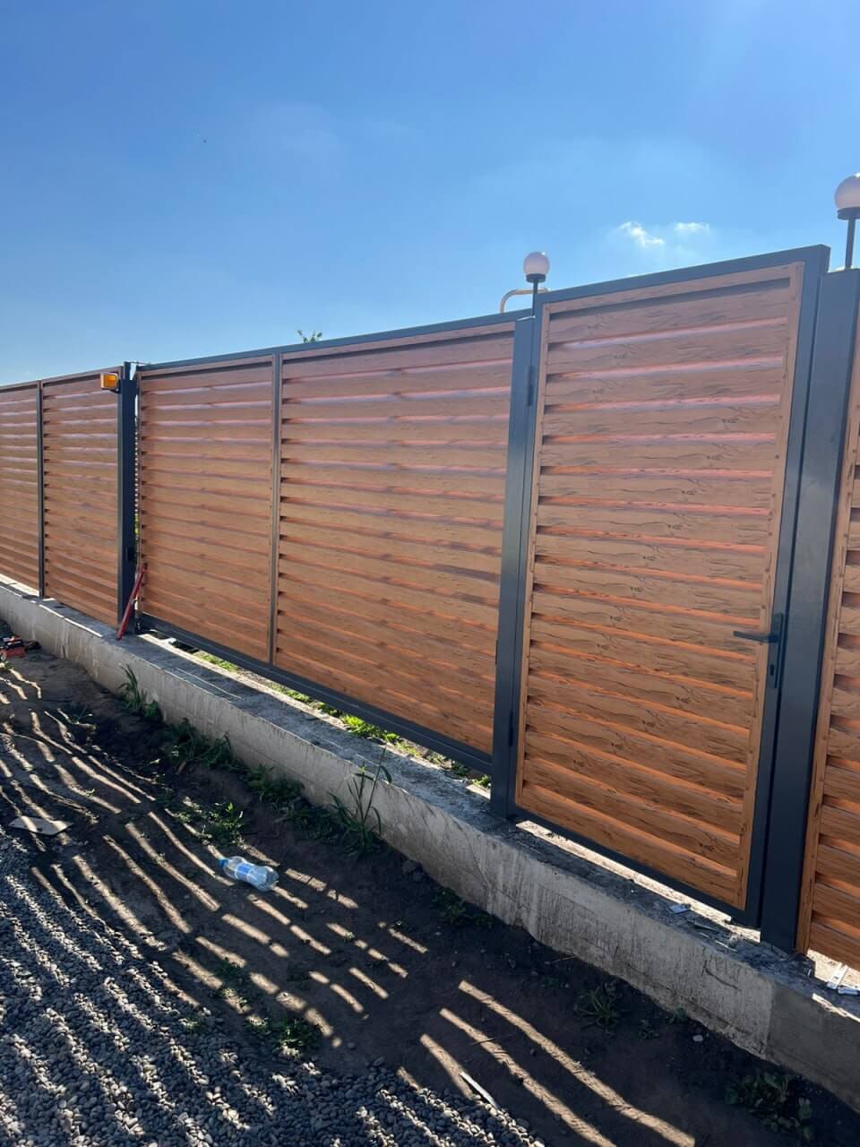Забор-жалюзи из ламелей Хай-Тек 57м Кипарис 2xPrintech двусторонний в Горно-Алтайске